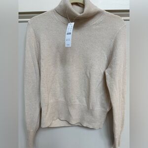 J. Crew 100% Cashmere turtleneck sweater.  Brand new with tags